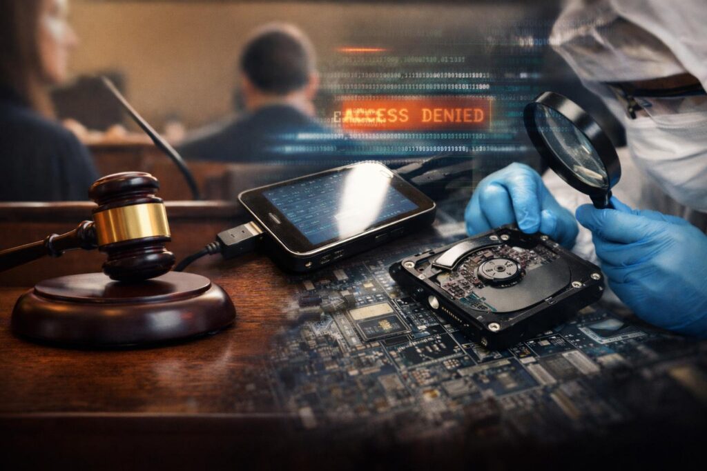 Prova digital corrompida compromete validade no processo penal