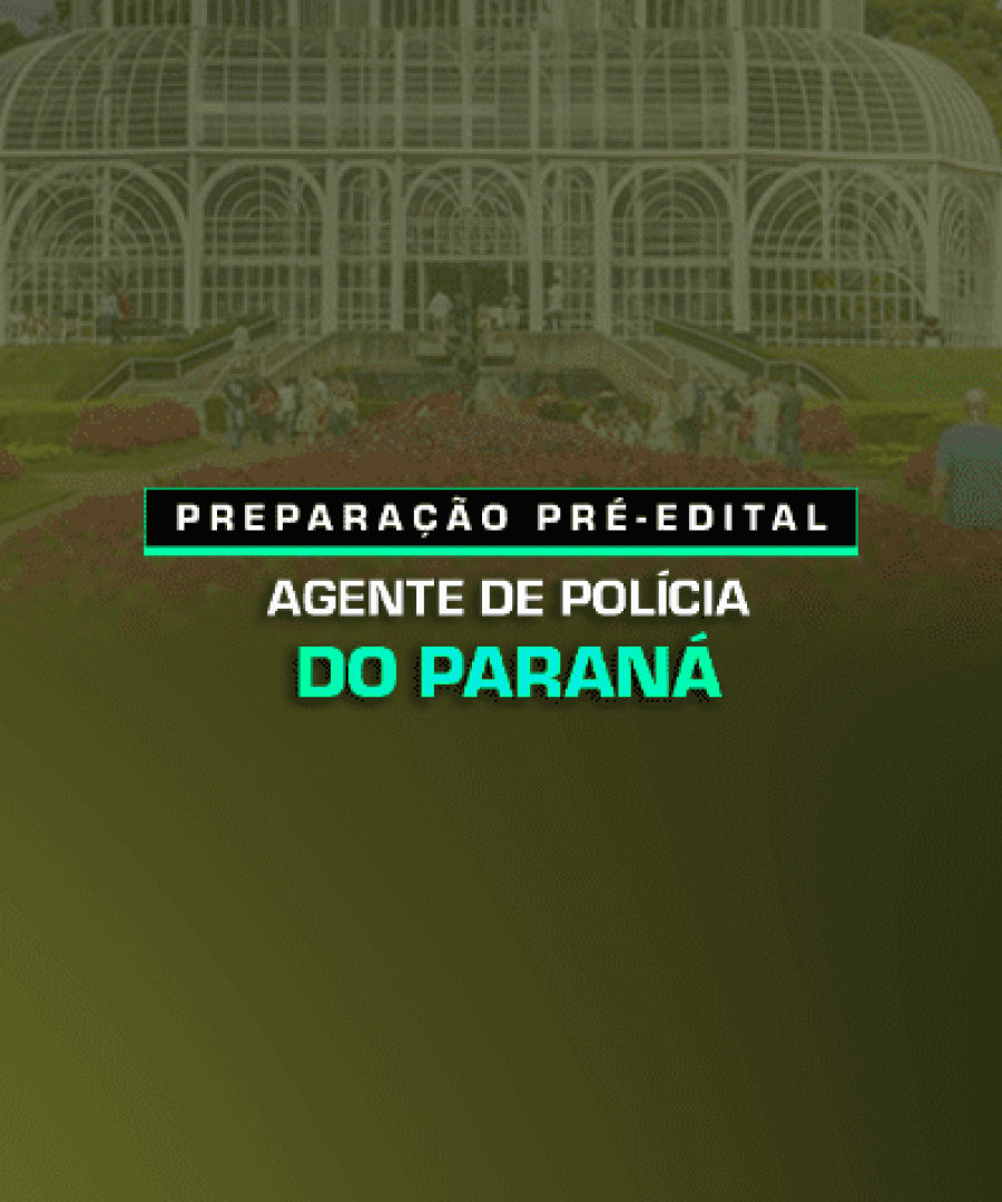 site PREPARAÇÃO PRÉ-EDITAL AGENTE DE POLÍCIA DO PARANÁ