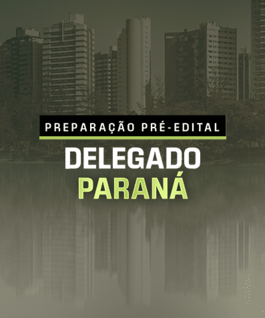 site PREPARAÇÃO PRÉ-EDITAL DELEGADO PARANÁ